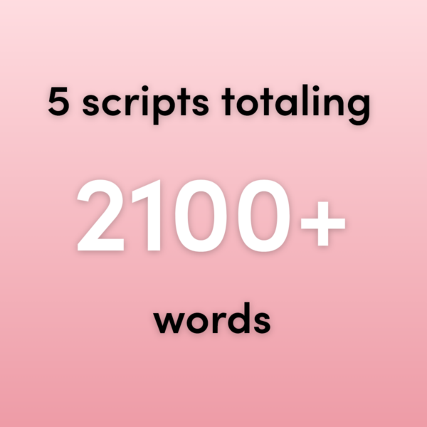 2100 words OnlyFans scripts