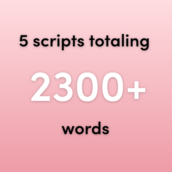 2300 words OnlyFans scripts